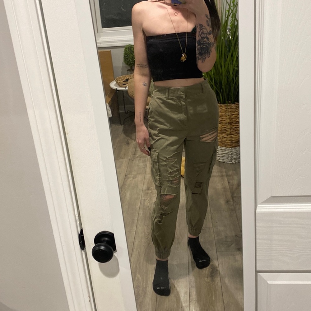 Distressed Cargo Jogger
